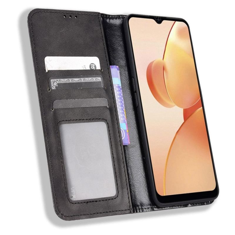 Capa Folio Para Realme C31 Elegância