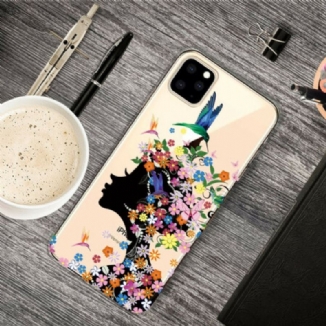 Capa De Celular Para iPhone 11 Pro Max Linda Cabeça De Flor