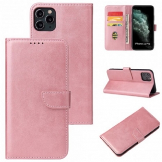 Capa Flip Para iPhone 11 Pro Max Estilo Vintage De Couro