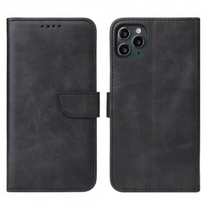 Capa Flip Para iPhone 11 Pro Max Estilo Vintage De Couro