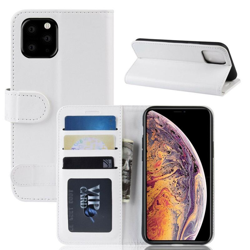 Capa Folio Para iPhone 11 Pro Max Estilo Design De Couro