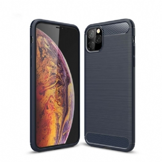 Capa Para iPhone 11 Pro Max Fibra De Carbono Escovada