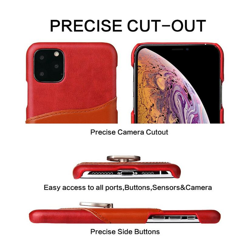 Capa Para iPhone 11 Pro Max Porta-cartões E Porta-anel Fierre Shann