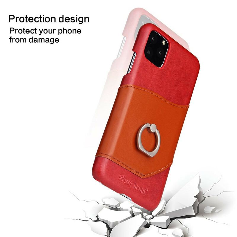 Capa Para iPhone 11 Pro Max Porta-cartões E Porta-anel Fierre Shann