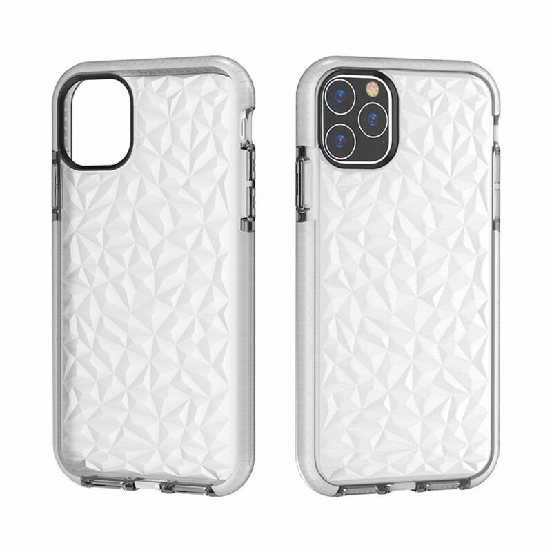 Capa Para iPhone 11 Pro Max Textura Diamante Sem Costura