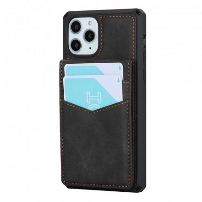 Capa Para iPhone 11 Pro Max Titulares De Cartão De Suporte Vertical E Horizontal