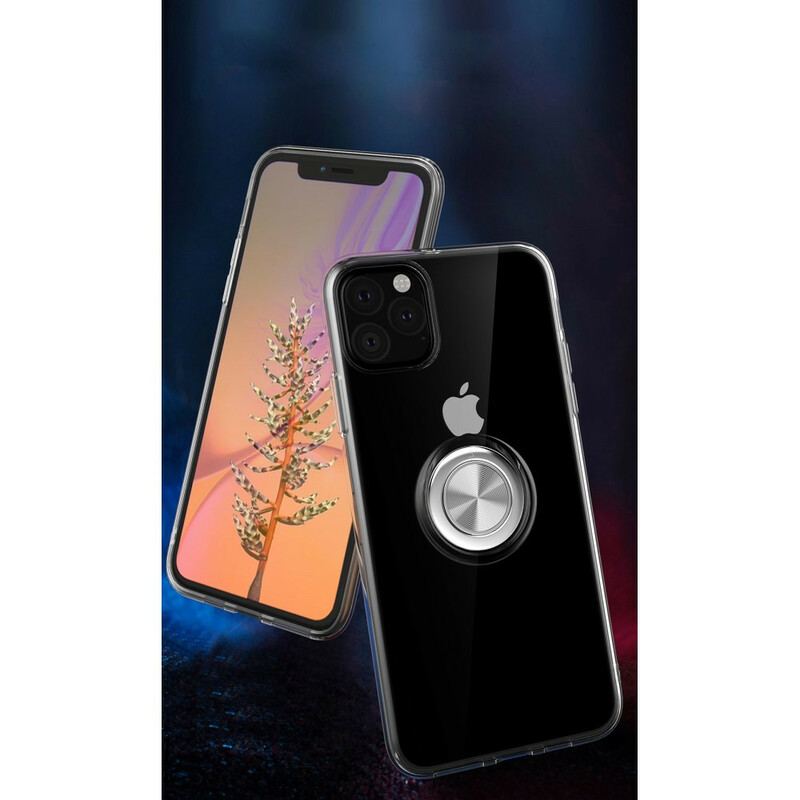 Capa Para iPhone 11 Pro Max Transparente Com Suporte De Anel