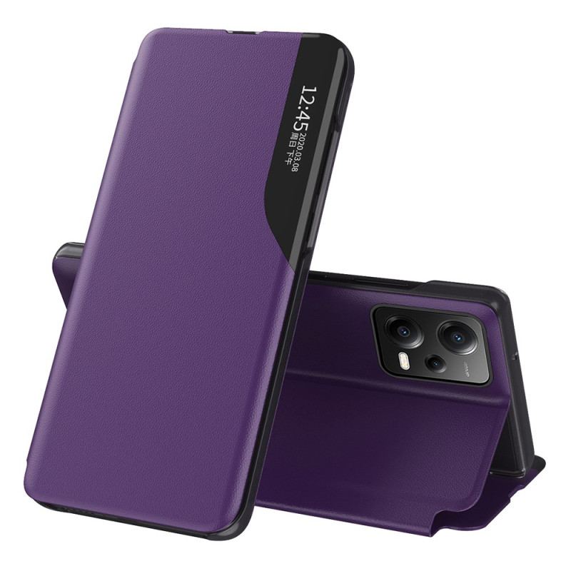 Capa De Celular Para Xiaomi Redmi Note 12 5G Couro Sintético