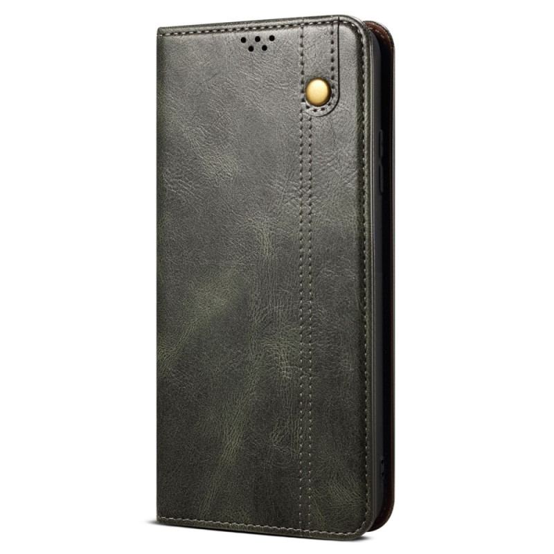 Capa De Celular Para Xiaomi Redmi Note 12 5G Flip Couro Sintético Encerado