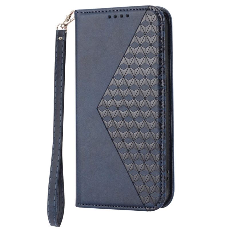 Capa De Celular Para Xiaomi Redmi Note 12 5G Flip Estilo Couro Padrão 3d