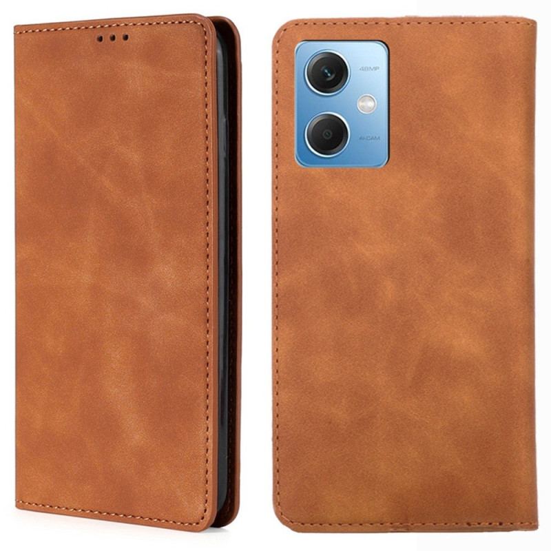 Capa De Celular Para Xiaomi Redmi Note 12 5G Flip Série Vintage