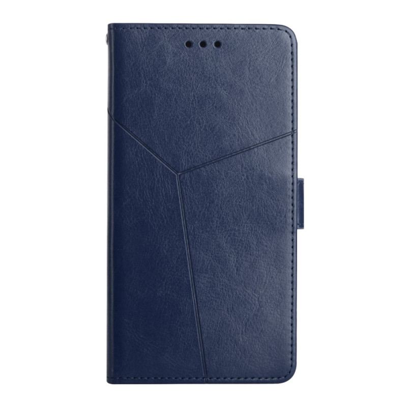 Capa De Couro Para Xiaomi Redmi Note 12 5G De Cordão Design Y Strappy