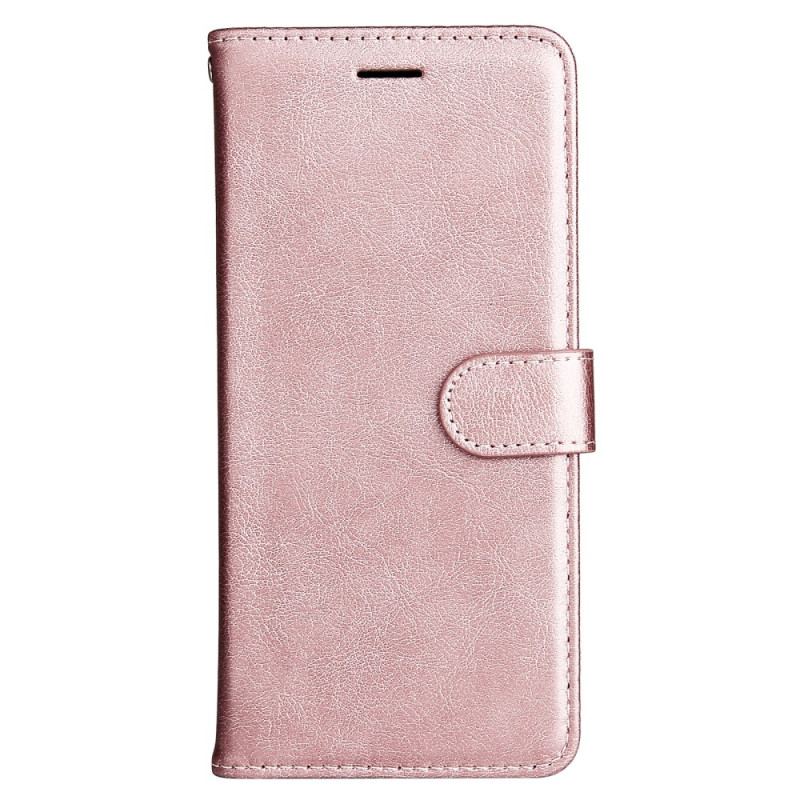 Capa De Couro Para Xiaomi Redmi Note 12 5G De Cordão Simples Com Alça