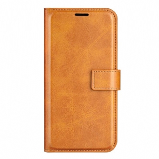 Capa De Couro Para Xiaomi Redmi Note 12 5G Estilo Cor De Couro