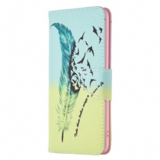 Capa De Couro Para Xiaomi Redmi Note 12 5G Pena