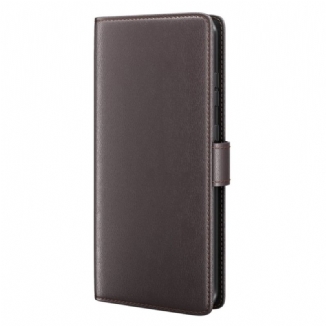 Capa Flip Para Xiaomi Redmi Note 12 5G Couro Genuíno