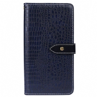 Capa Flip Para Xiaomi Redmi Note 12 5G Crocodilo Idewei