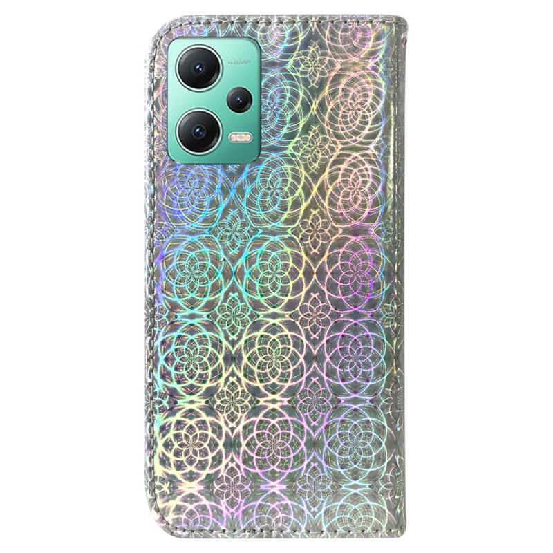 Capa Flip Para Xiaomi Redmi Note 12 5G Estilo Discoteca