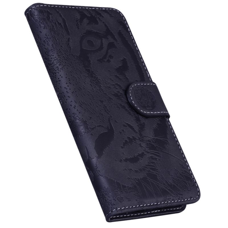 Capa Flip Para Xiaomi Redmi Note 12 5G Pegada De Tigre