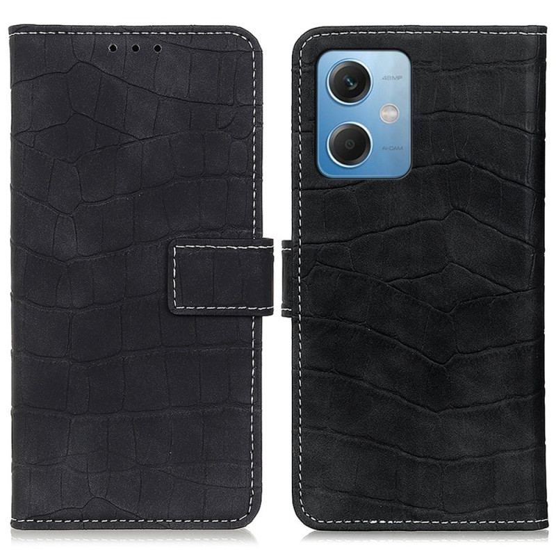 Capa Flip Para Xiaomi Redmi Note 12 5G Poder Do Crocodilo