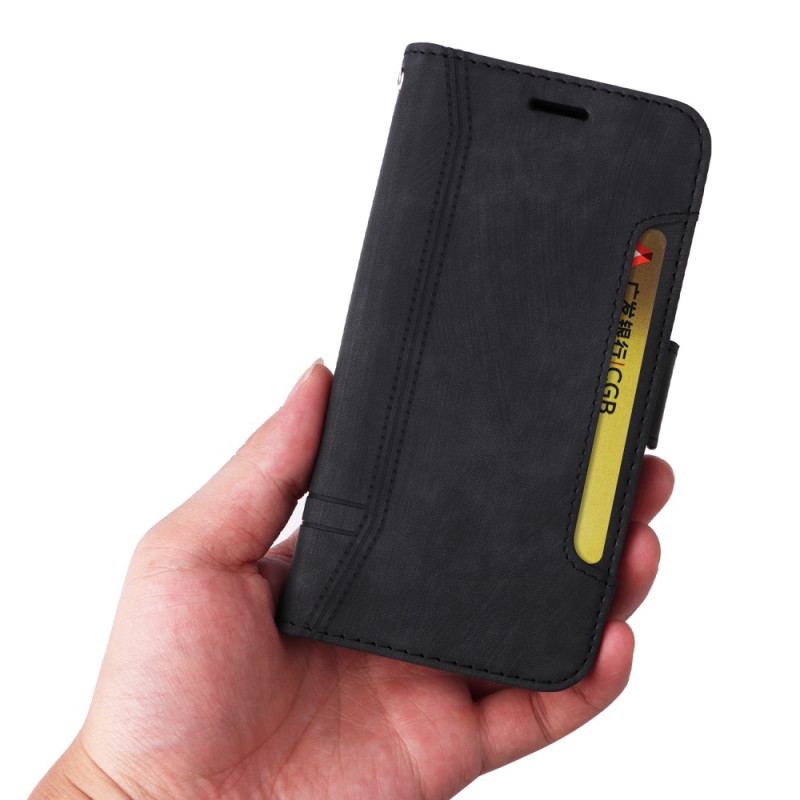 Capa Flip Para Xiaomi Redmi Note 12 5G Porta-cartões Frontal Betopnice