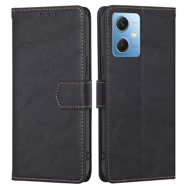 Capa Flip Para Xiaomi Redmi Note 12 5G Rfid Clássico