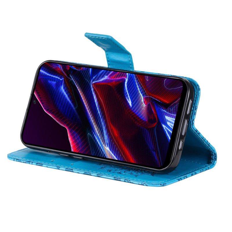 Capa Flip Para Xiaomi Redmi Note 12 5G Sol Com Cordão