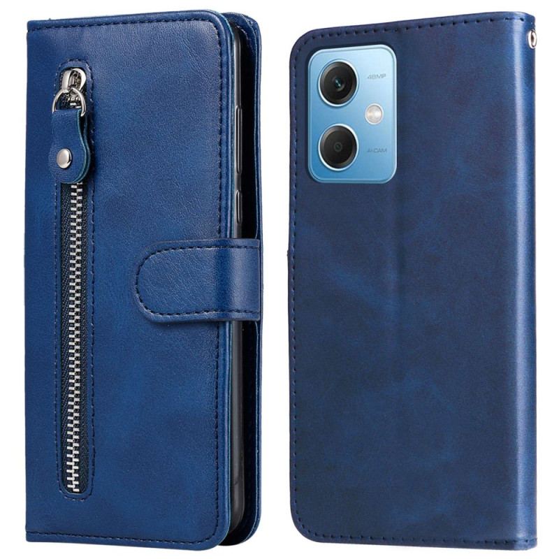 Capa Folio Para Xiaomi Redmi Note 12 5G Carteira