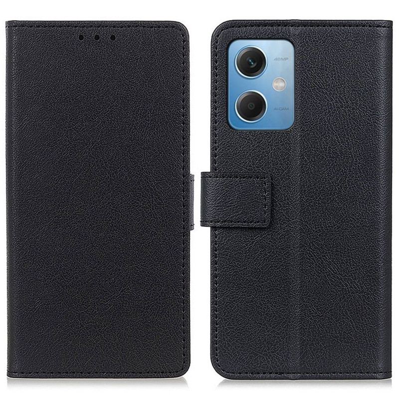 Capa Folio Para Xiaomi Redmi Note 12 5G Clássico