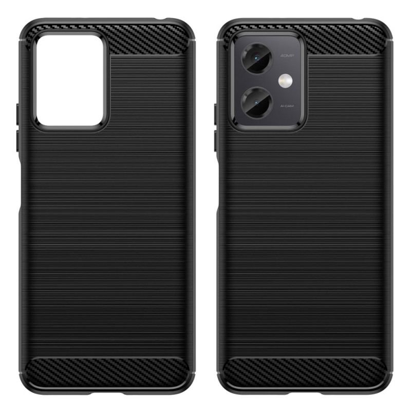 Capa Para Xiaomi Redmi Note 12 5G Fibra De Carbono Escovada