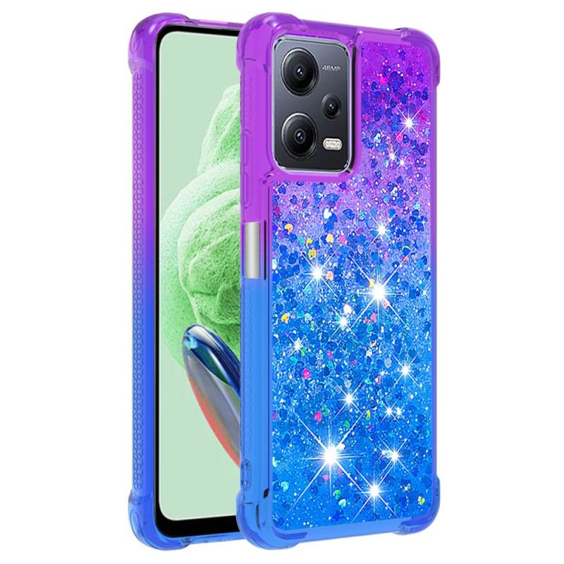 Capa Para Xiaomi Redmi Note 12 5G Lantejoulas Coloridas