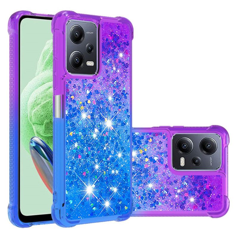 Capa Para Xiaomi Redmi Note 12 5G Lantejoulas Coloridas