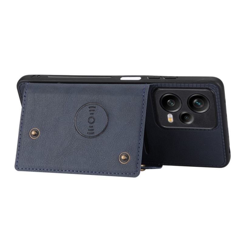 Capa Para Xiaomi Redmi Note 12 5G Suporte Para Cartão