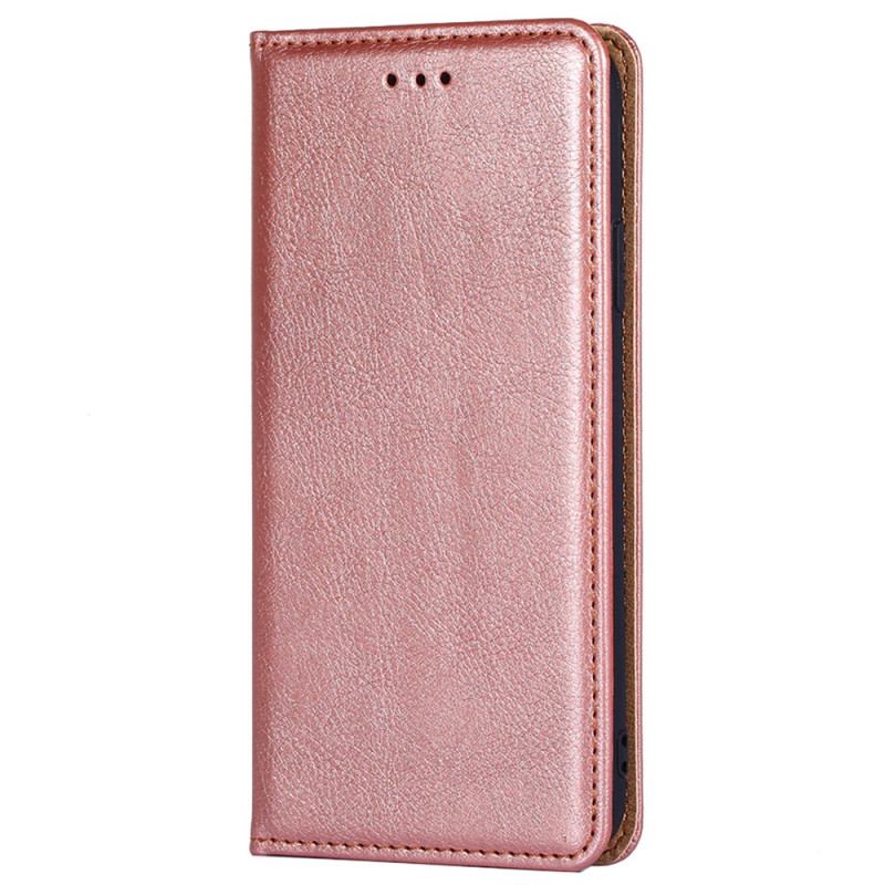 Capa De Celular Para Moto G73 5G Flip Costura De Couro Falso