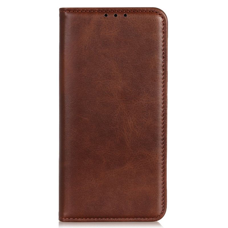 Capa De Celular Para Moto G73 5G Flip Couro Rachado Elegância