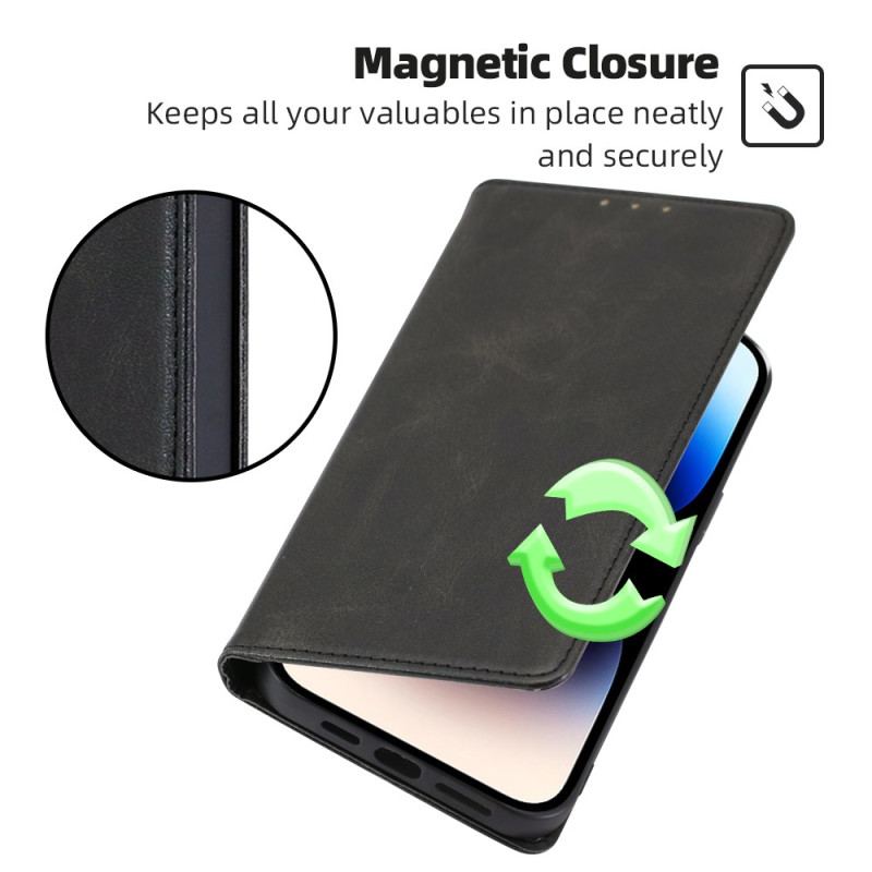 Capa De Celular Para Moto G73 5G Flip Couro Sintético