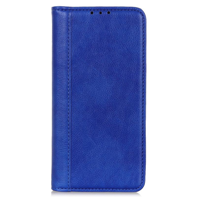 Capa De Celular Para Moto G73 5G Flip Elegante Couro Rachado