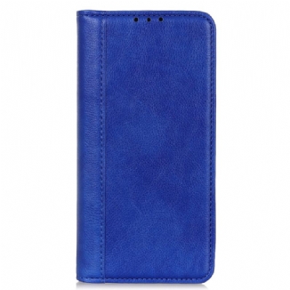 Capa De Celular Para Moto G73 5G Flip Elegante Couro Rachado