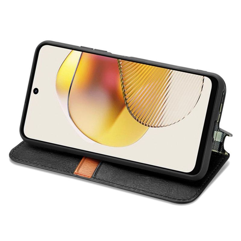 Capa De Celular Para Moto G73 5G Flip Padrão 3d