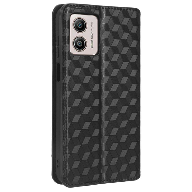 Capa De Celular Para Moto G73 5G Flip Padrão 3d