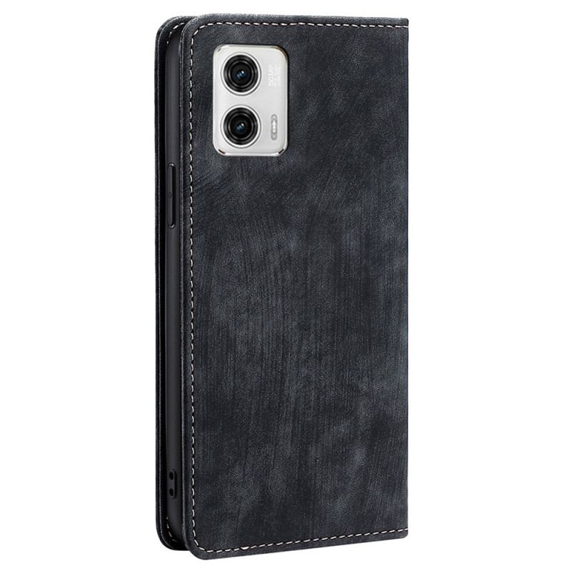 Capa De Celular Para Moto G73 5G Flip Retrô