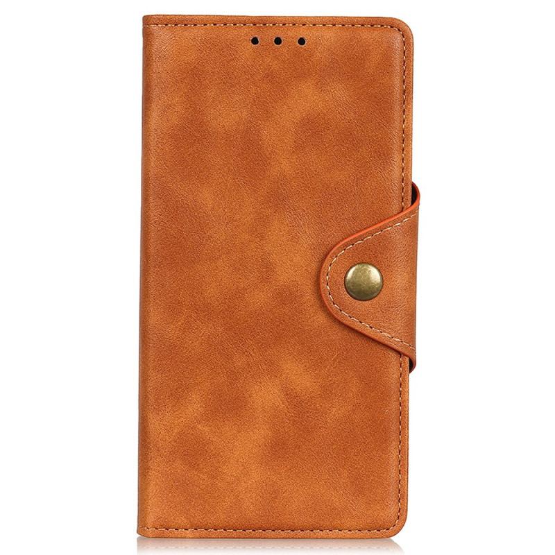 Capa Flip Para Moto G73 5G Botão Magnético