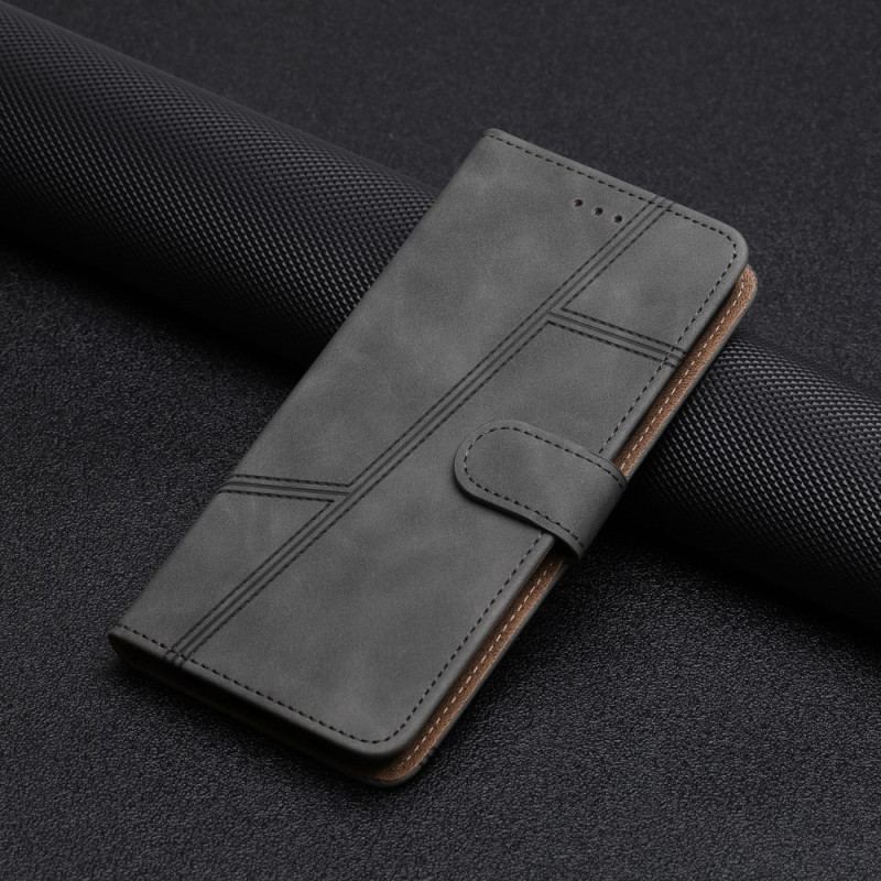 Capa Flip Para Moto G73 5G De Cordão Cordões