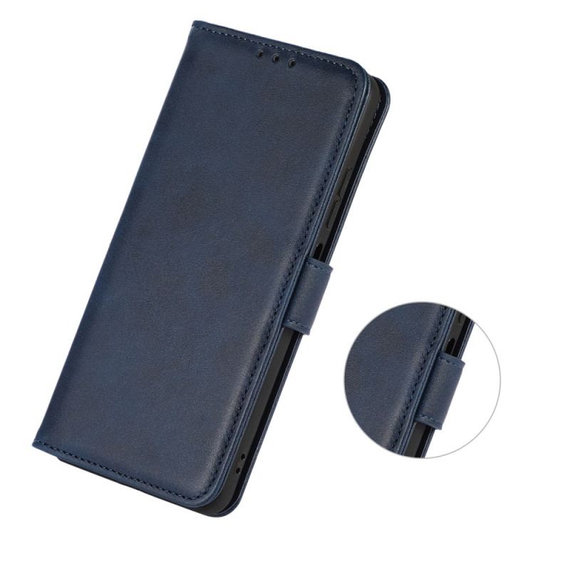 Capa Flip Para Moto G73 5G Estilo Clássico De Couro