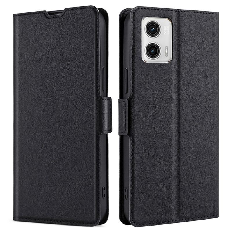 Capa Flip Para Moto G73 5G Fecho Duplo Finesse