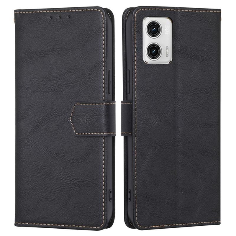 Capa Flip Para Moto G73 5G Rfid Clássico