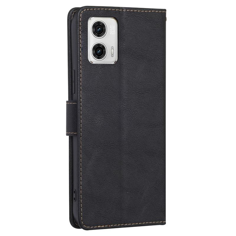 Capa Flip Para Moto G73 5G Rfid Clássico