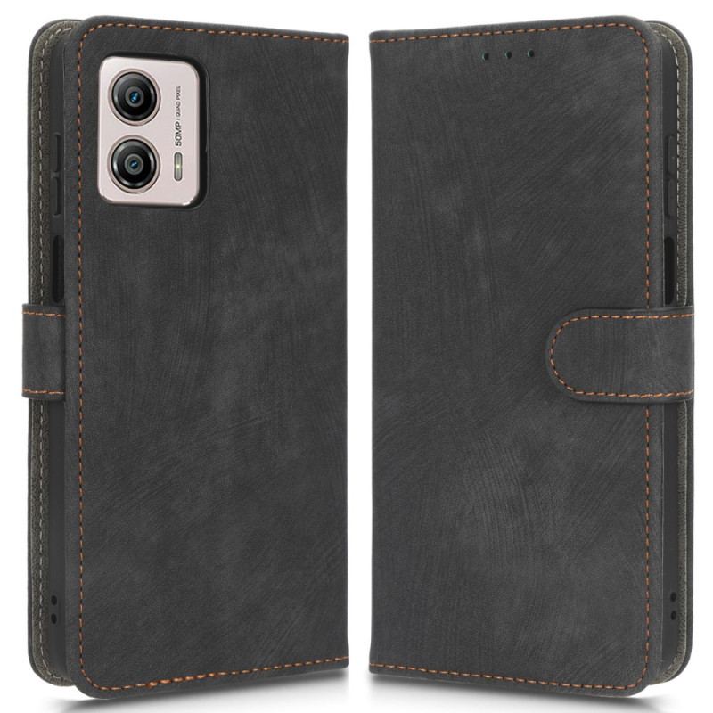 Capa Flip Para Moto G73 5G Rfid Clássico