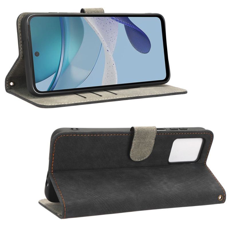 Capa Flip Para Moto G73 5G Rfid Clássico