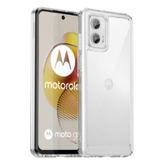 Capa Para Moto G73 5G Híbrido Transparente